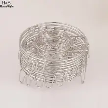 Сталь 10 шт. стойки корзины из нержавеющей круг пароход Multi-Функция Треугольники