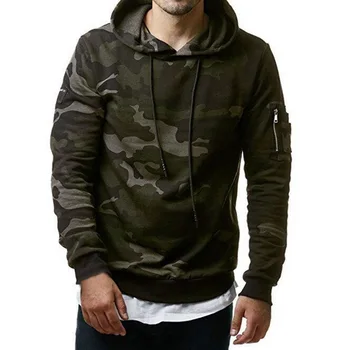 

Fashion Spring Thin Men Hoodie Sweatshirt Long Sleeve Tops Shirt Military Camouflage Pullover Sweatshirts Male Coats MY047