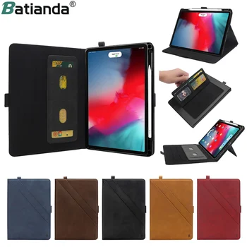 

Case for iPad Pro 11 2018 Multi-stand Storage Shell Case with Pencil Holder Leather Tablet Case Bag for Model A2013 A1934 A1980