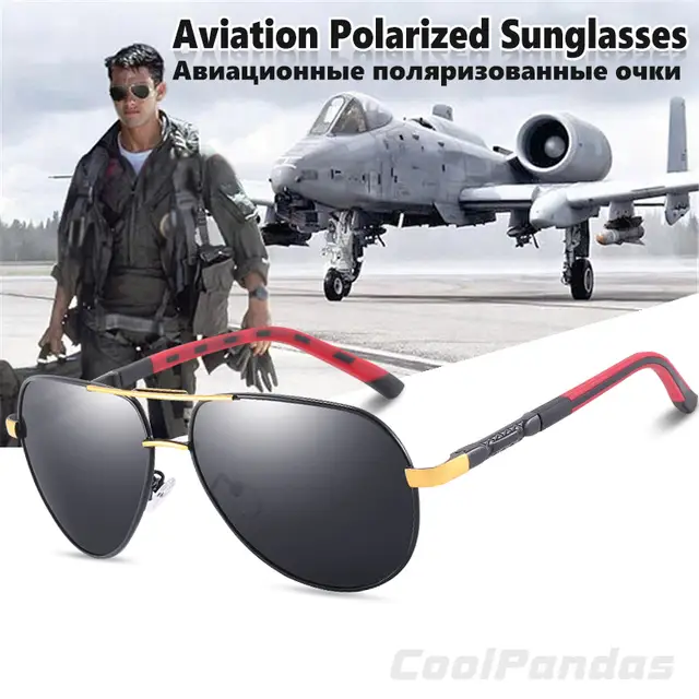 aircraft aluminum sunglasses