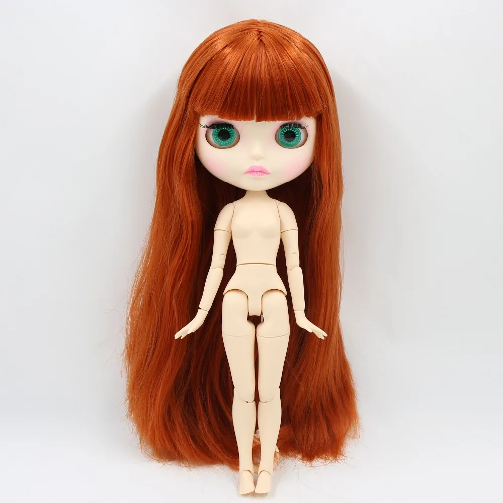 Neo Blythe Doll with Ginger Hair, White Skin, Matte Face & Factory Jointed Body 3
