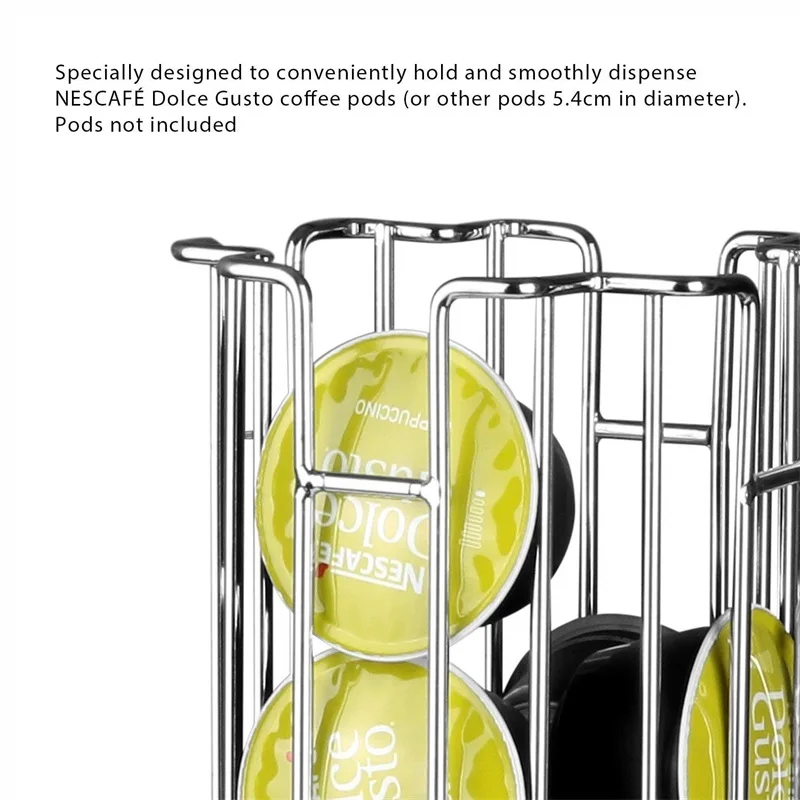 1 шт. держатель для капсул Dolce Gusto 24 хранения кофе вращающаяся стойка кофе|storage