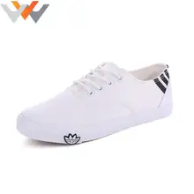 2016 New Woman Femme Canvas Shoes Summer Spring Autumn Women’s Casual Shoe Canvas Shoe Breathable Flat With Lace-up Printed Shoe