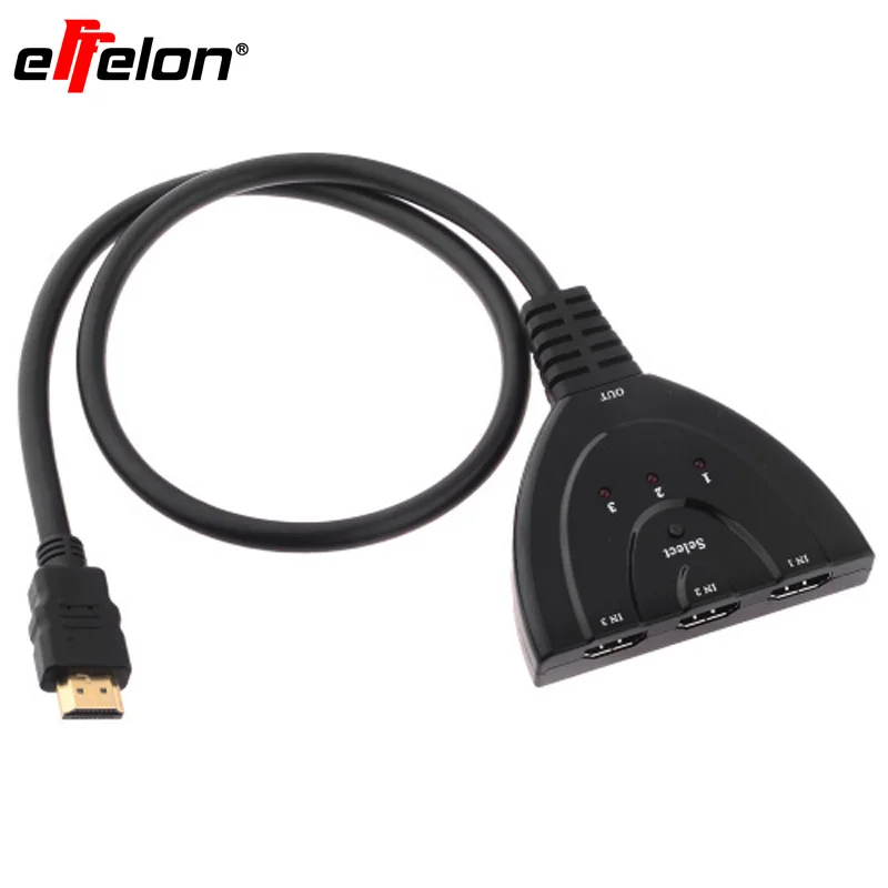 Buy Effelon HDMI 3 In 1 Out HDMI Auto Switch Adapter
