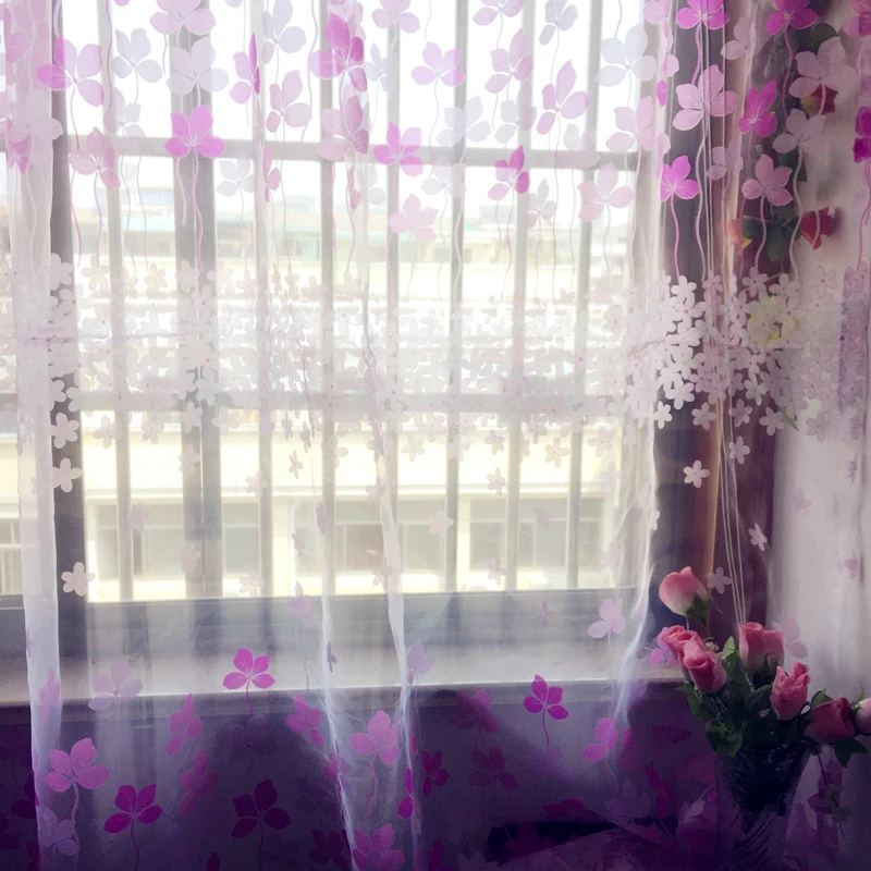 

Fashion style Custom made and finished curtain custom window tulle curtain for living room bedroom Window screening