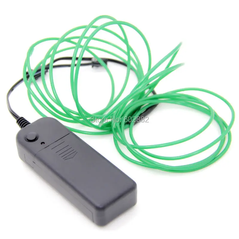 3 м 2 мм el wire + 3v преобразователь для батарей AA доступны Смешанные заказы|wire wire|inverter