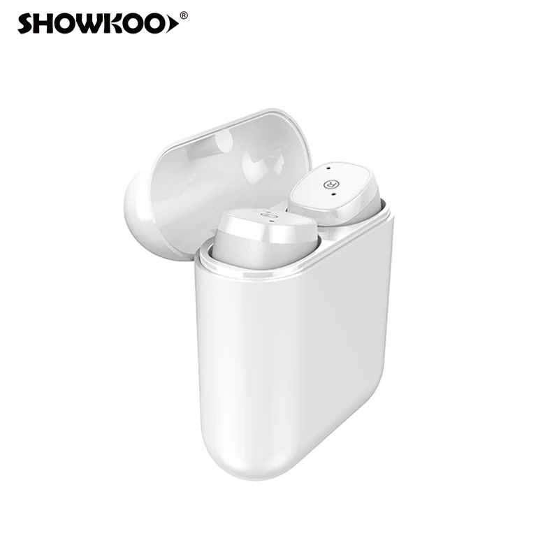 

Showkoo New Bluetooth V5.0 Wireless Headphones Noise Reduction Sport Bluetooth Earphone For Oneplus 6/5 TWS Bluetooth Headset