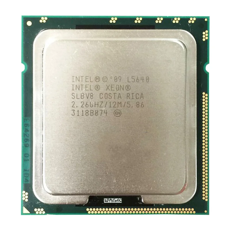 Процессор Intel Xeon L5640 2 26 ГГц 5 86 ГТ/с QPI 60 Вт LGA1366 5640 настольный процессор | Компьютеры