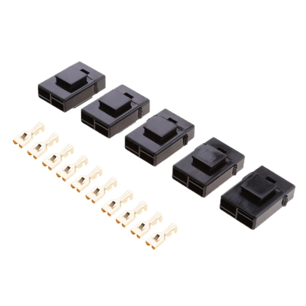 

5pcs Car Boat Trailer Vehicles ATC Blade Fuse Holder Block+Terminals