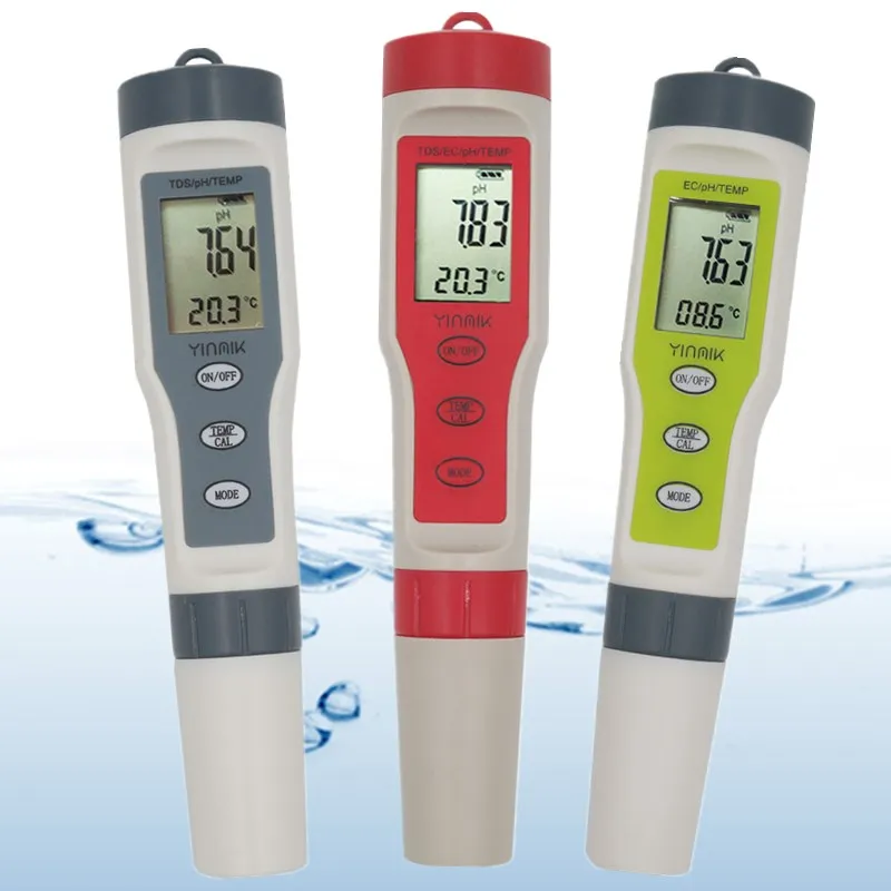 Battery Included Water Tester Digital Water Quality Tester 3-in-1 TDS Temperature EC Meter Pen for Drinking Water