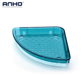 

Bathroom Corner Storage Holders Plastic Wall Mounted Suction Cup Shelves Shower Shampoo Holder Kitchen Corner Rack