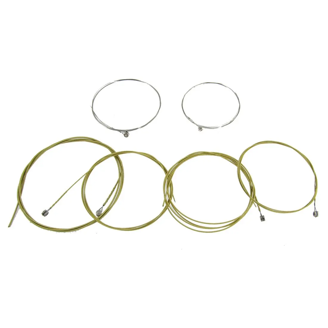 MSOR Replacement 6 Pcs A406 Steel Strings Set for Acoustic