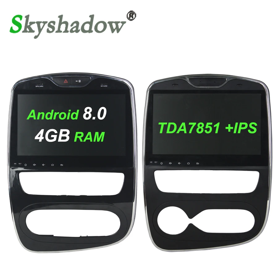 

Car DVD Player IPS DSP Android 9.0 8 Core 4GB + 32GB For Renault Clio 2017 2018 2019 GPS Google Map RDS Radio wifi Bluetooth