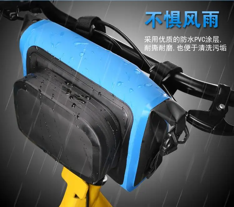

Riding Cycling Bags Outdoor Sports MTB Waterproof Bicycle Handlebar For Tube Bag Packet Cycling Multifunction Backpack