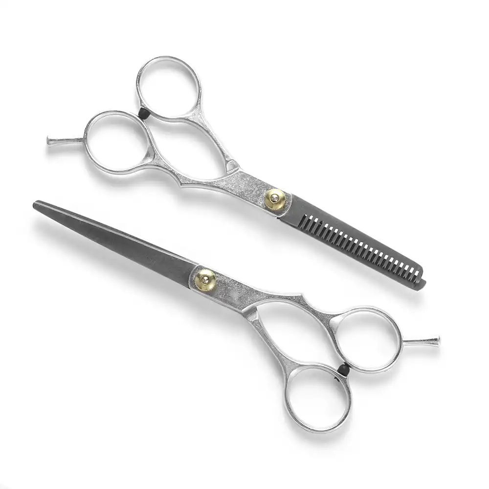 1 2pc Salon Professional Barber Hair Cutting Thinning Scissors
