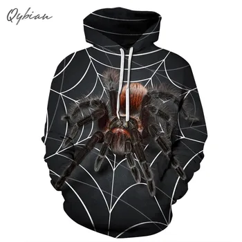 

3d Spider Hoodies Sweatshirts Women Men Unisex Loose Jacket Coat Full Sleeve Sporting Tracksuits Couplewear Pullover Sweatshirt