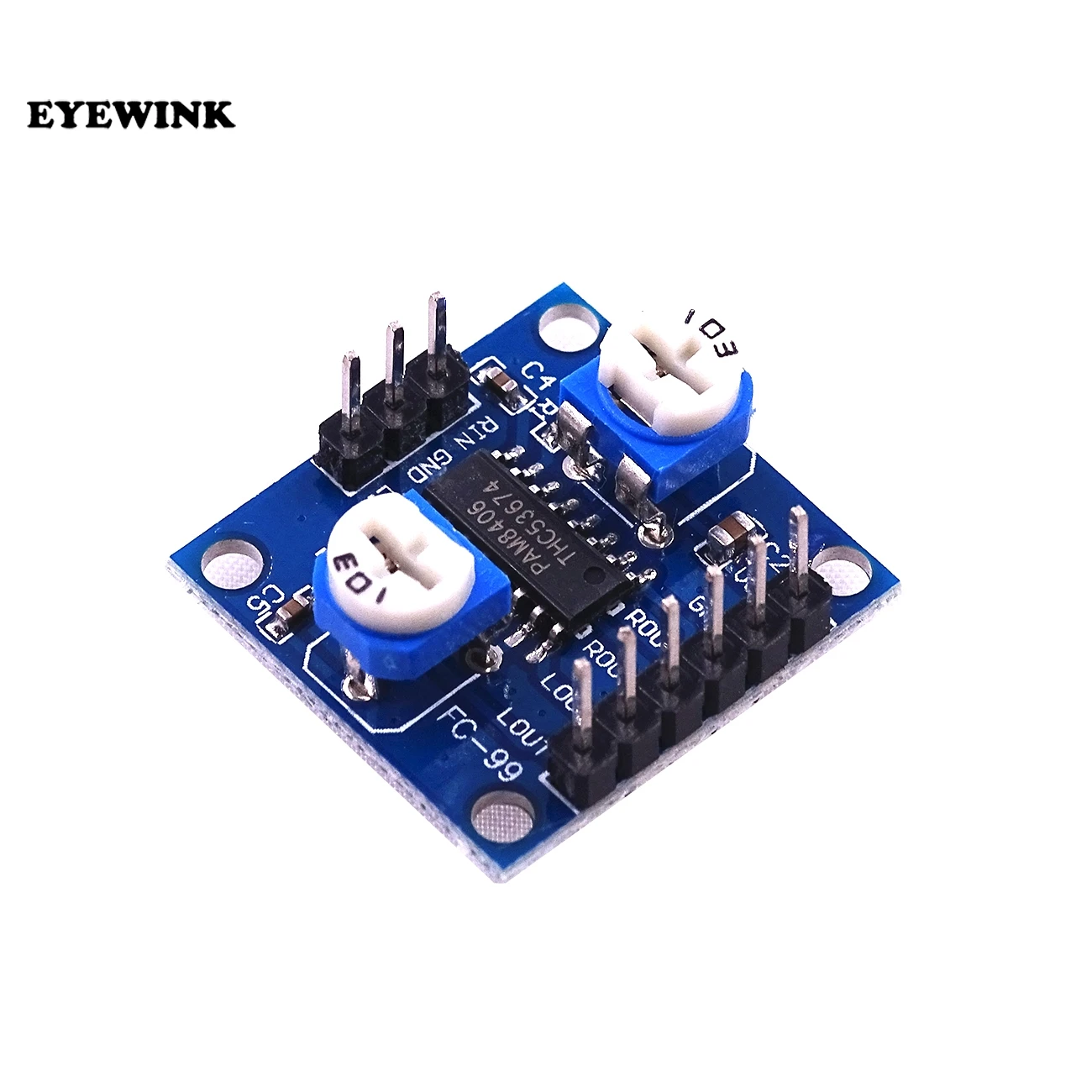 PAM8406 Digital Amplifier Board With Volume Potentiometer 5Wx2 Stereo