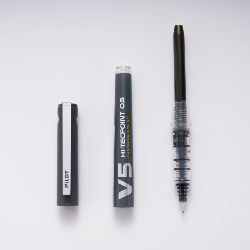 Гелевая ручка LifeMaster Pilot V5 картриджи Hi Tecpoint шариковая с шариковой ручкой тонкая