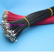 100 шт. Mciro мин 20AWG одного конца запаяны Женский штекер кабеля 20 см для DIY VH 3.96 мм разъем