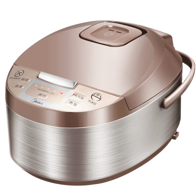 

Rice Cooker 4L Intelligent Household Mini Pot Multifunction 2-6 People One-click Appointment Stainless Steel Body