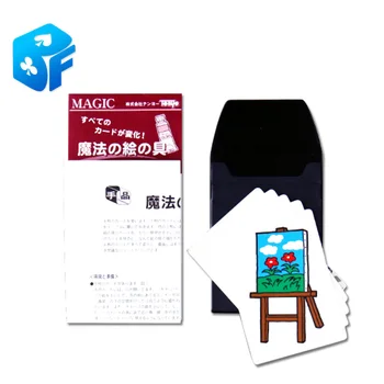

Japanese drawing board magic cards close up magic tricks magic props