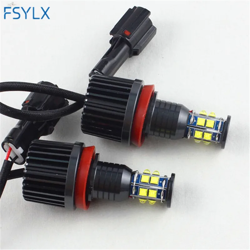 FSYLX 120w H8 LED Angel Eyes for BMW E92 X5 E70 X6 E71 E90 E91 E92 M3 E89 E82 E87 Led Marker halo rings Lights canbus error free FSYLX 120w H8 LED Angel Eyes for BMW E92 X5 E70 X6 E71 E90 E91 E92 M3 E89 E82 E87 Led Marker halo rings Lights canbus error free