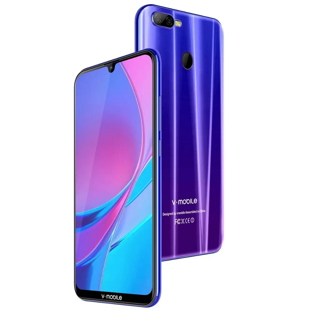 TEENO Vmobile M9 мобильный телефон Android 8 1 4 Гб + 64 6 26 &quotэкран капли celular 4G отпечаток пальца