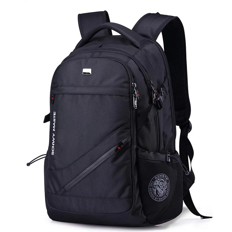 

New Fashion Swiss Backpack Casual USB Charging Laptop Backpack Waterproof Travel Bag
