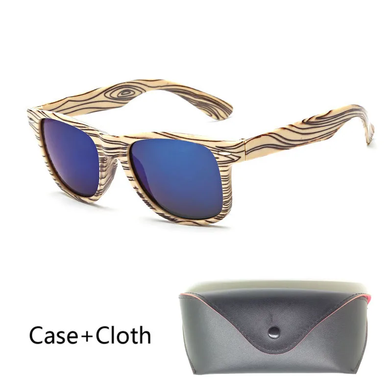 Wood Sunglasses Men bamboo Women Brand Designer Mirror font b Sun b font font b Glasses