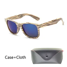 Wood Sunglasses Men bamboo Women Brand Designer Mirror Sun Glasses 2016 Original wood Handmade Oculos de sol masculino With Box