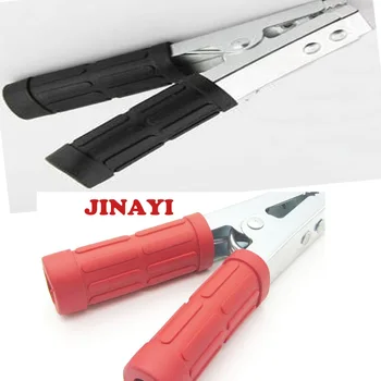 

10pcs 400A Crocodile Car Van Battery Test Lead Clips Alligator Clamp Red & Black 158mm