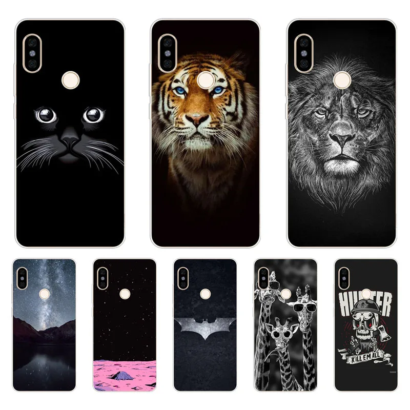 Xiaomi redmi S2 чехол силиконовый tigon живопись животного Мягкий ТПУ задняя крышка для