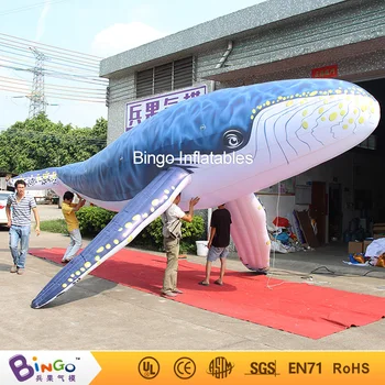 

Marine theme- 8M giant inflatable whale for event decoration -toy