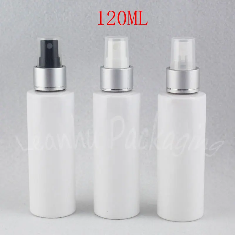 

120ML White Empty Plastic Spray Pump , 120CC Toner / Makeup Travel Water Sub-bottling , Empty Cosmetic Container ( 40 PC/Lot )