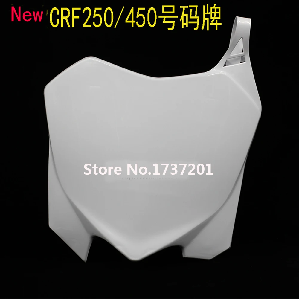 

2016 new CRF 250cc CRF 450cc DIRT PIT BIKE front number plate cover motorcycle accessories part