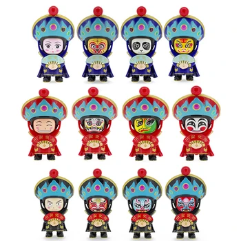 

10cm Chinese Tranditional Culture Face-changing In Sichuan Opera Doll Change Face/Face Off Funny Gifts For Children
