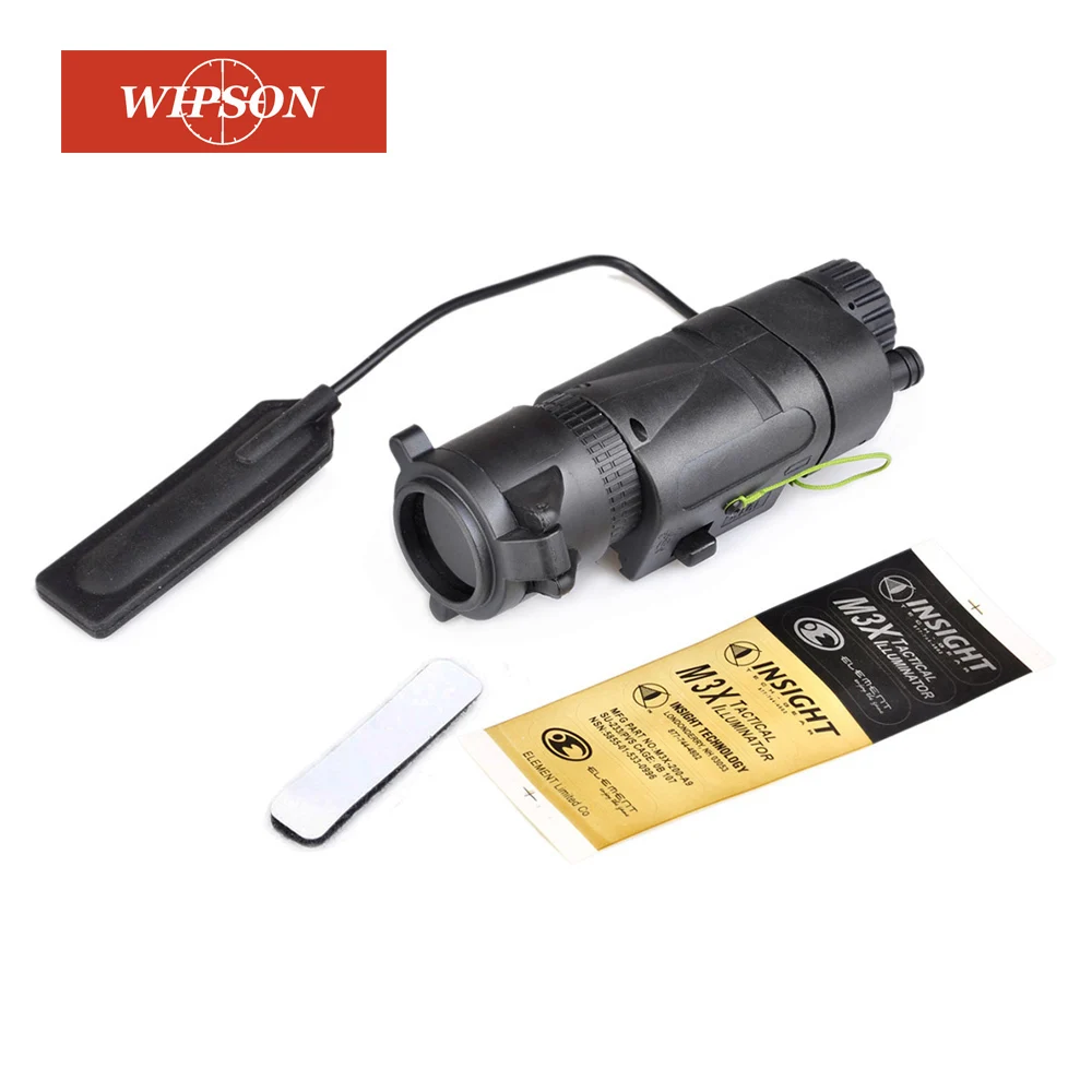 

WIPSON L-3 Warrior Systems Flash light M3X Tactical pasystem Illuminator Long new Version Tactical torch WPEX175