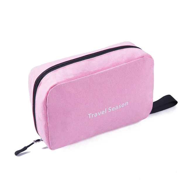 Sereqi INS Высококачественная сумка для косметики с крючками сумка для мытья для путешествий ванная комната многофункциональная сумка для хранения косметики - Цвет: Pink-Cosmetic bag