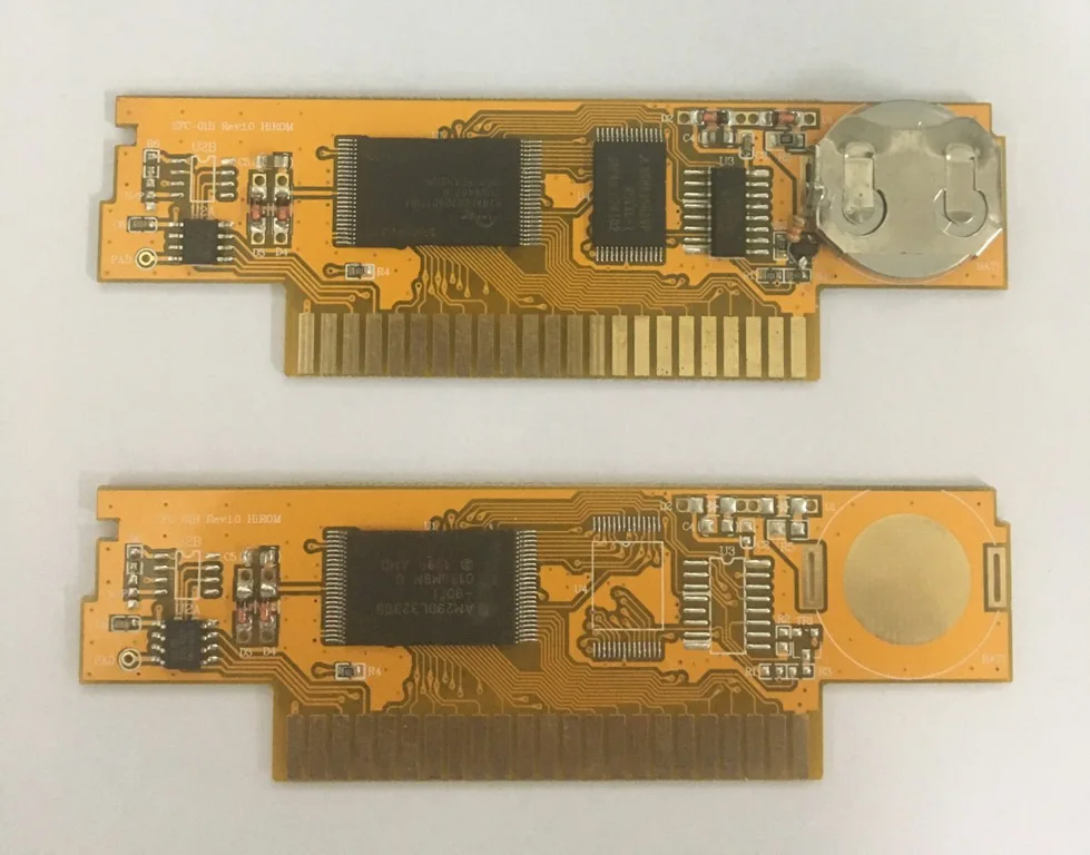 

PCBA of Custom make SINGLE game cartridge for SNES console