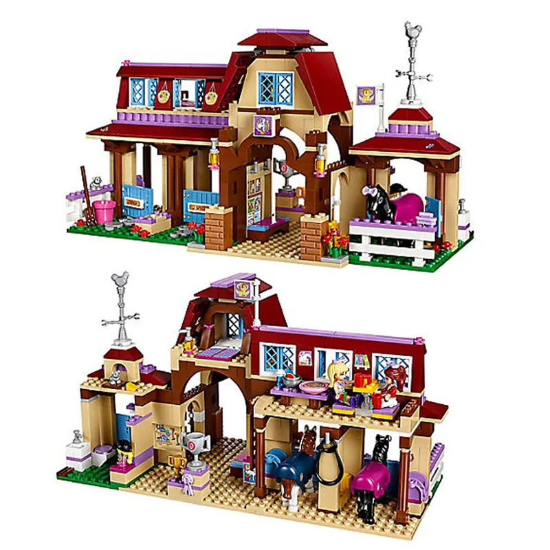 

Bela 10562 Girls Heartlake Riding Club Stables Model BuildingBlocks Princess Assemble Toy Bricks 41126 Compatible Legoings 10170