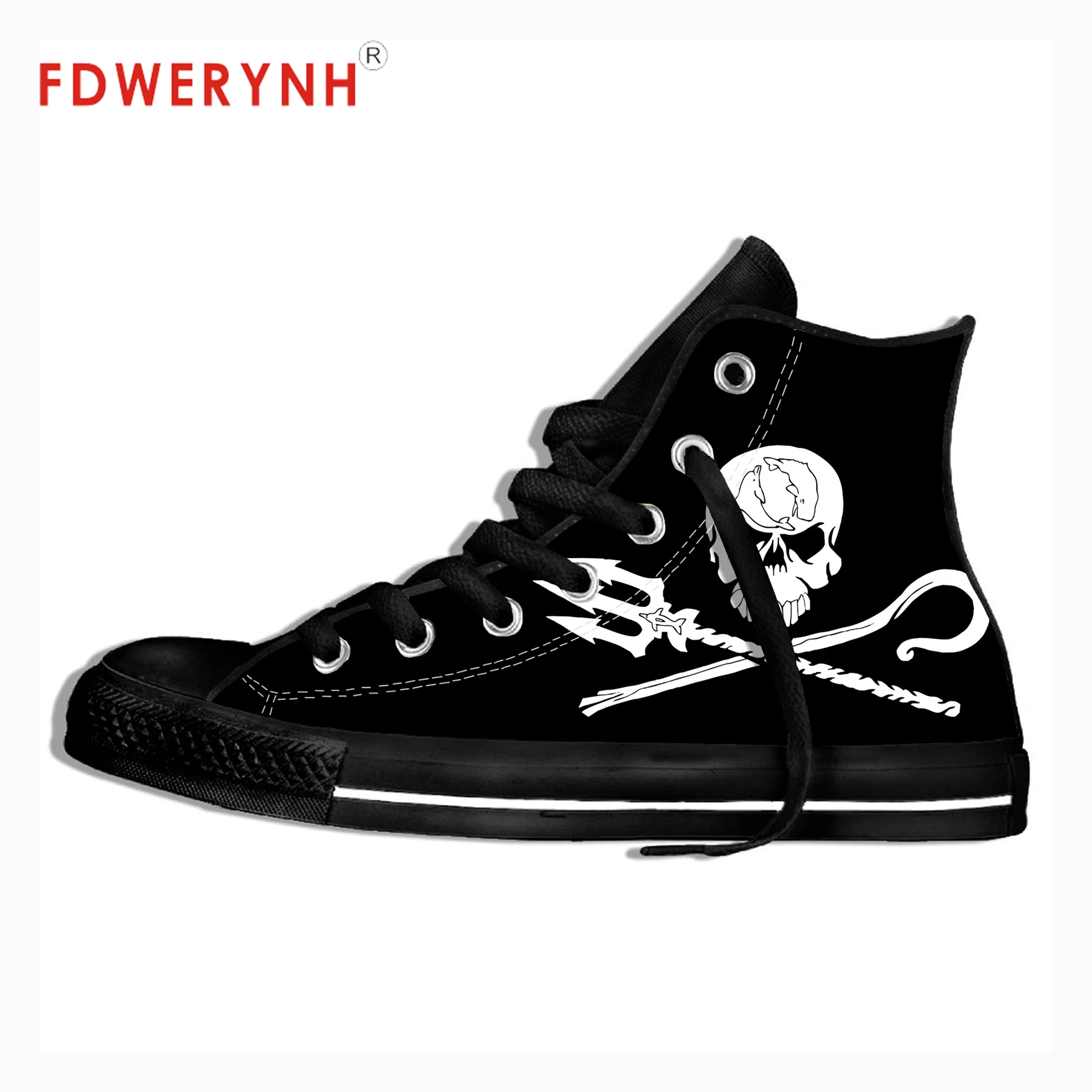 

Men's Custom Shoes Sea Shepherd Whale Wars Anti Whaling Marine 3d Print Men's Mesh Breathable Lace-up Men High Top Shoes