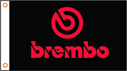 Автомобильный флаг brembo Banner 3 фута x 5 футов 100% полиэстер 02|Флаги баннеры и