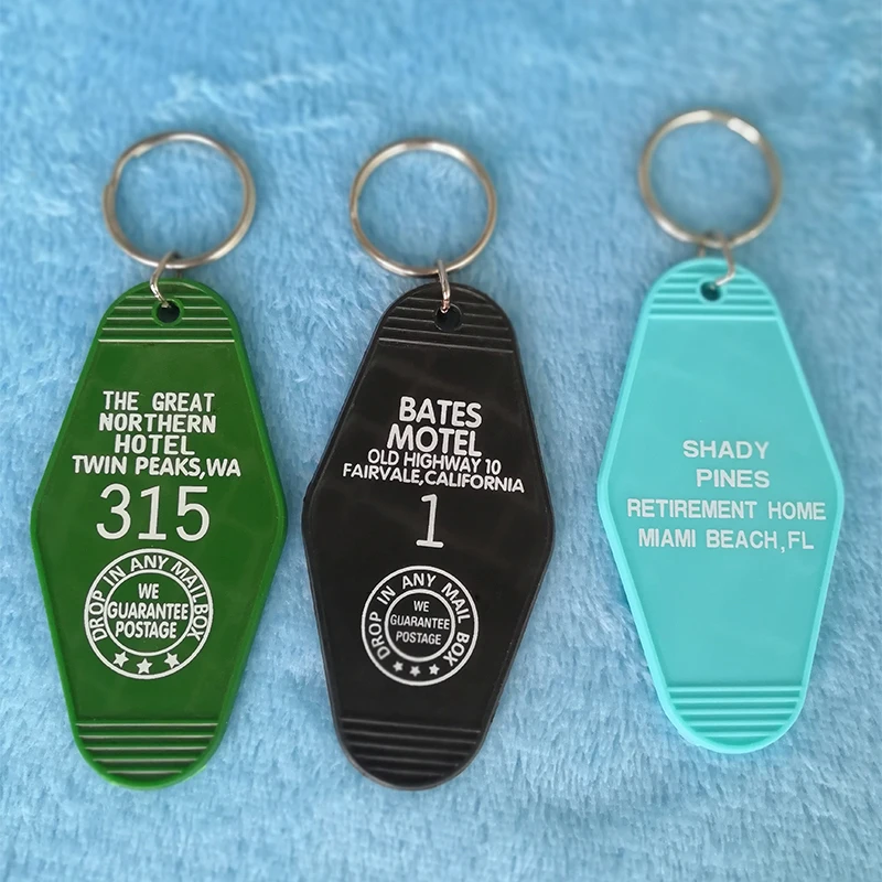 

Twin Peaks / Bates Motel / Shady Pines Key Tags