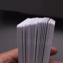 Глянцевая печать Пустая карточка из ПВХ/для струйной печати ПВХ карты 86 мм x 54 мм x 0,76 мм для Epson T50 P50 A50 L800 R290 R230; 230 шт./лот