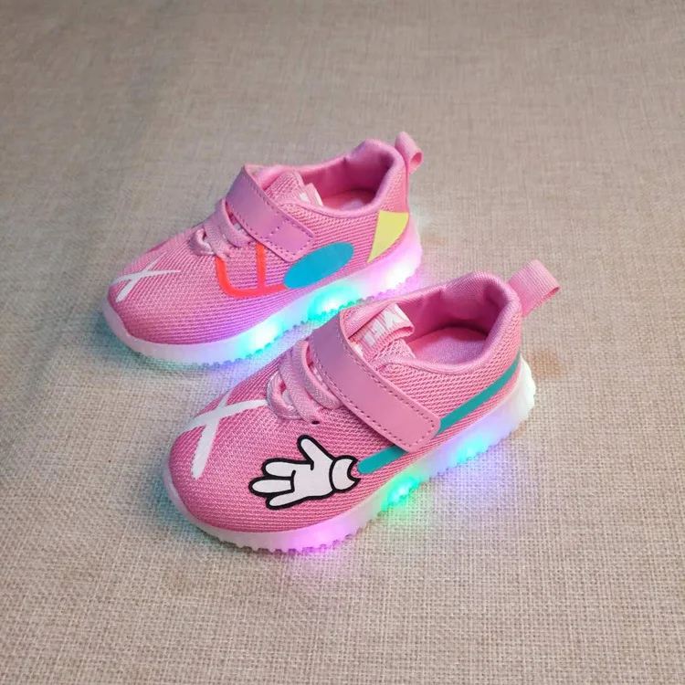 

Children's luminous sneakers 2018 spiring summer casual shoes for baby boys and girls