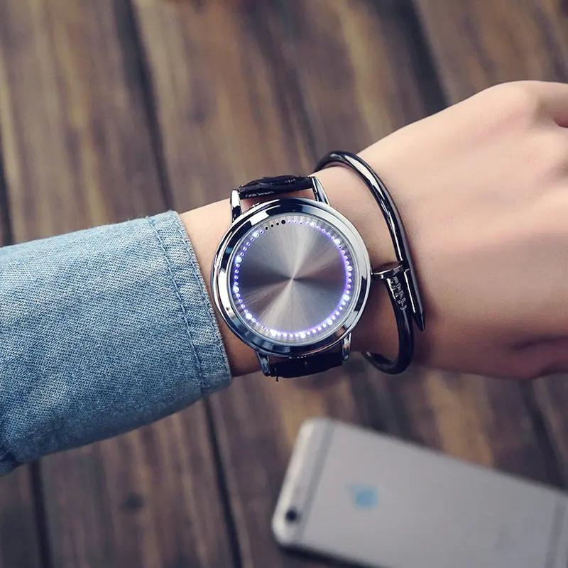 Trendy Creative Fashion LED Simple Smart Touch Screen Watch Electronic Watch Male And Female Couple Table 1 Trendy Creative Fashion LED Simple Smart Touch Screen Watch Electronic Watch Male And Female Couple Table 2