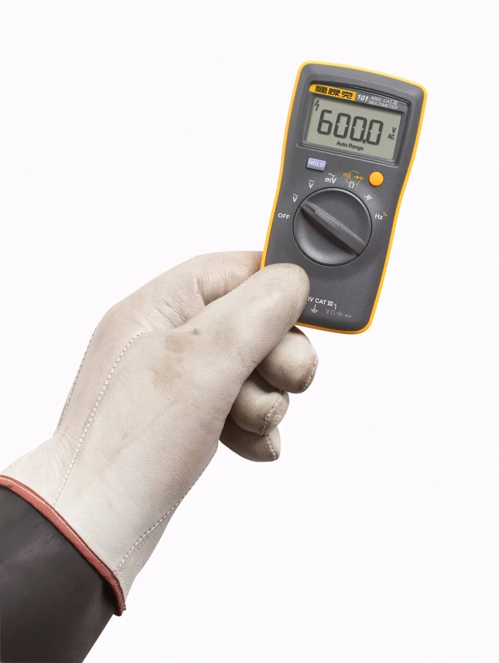 Fluke 101 Универсальный Карманный мини цифровой мультиметр с автоматическим