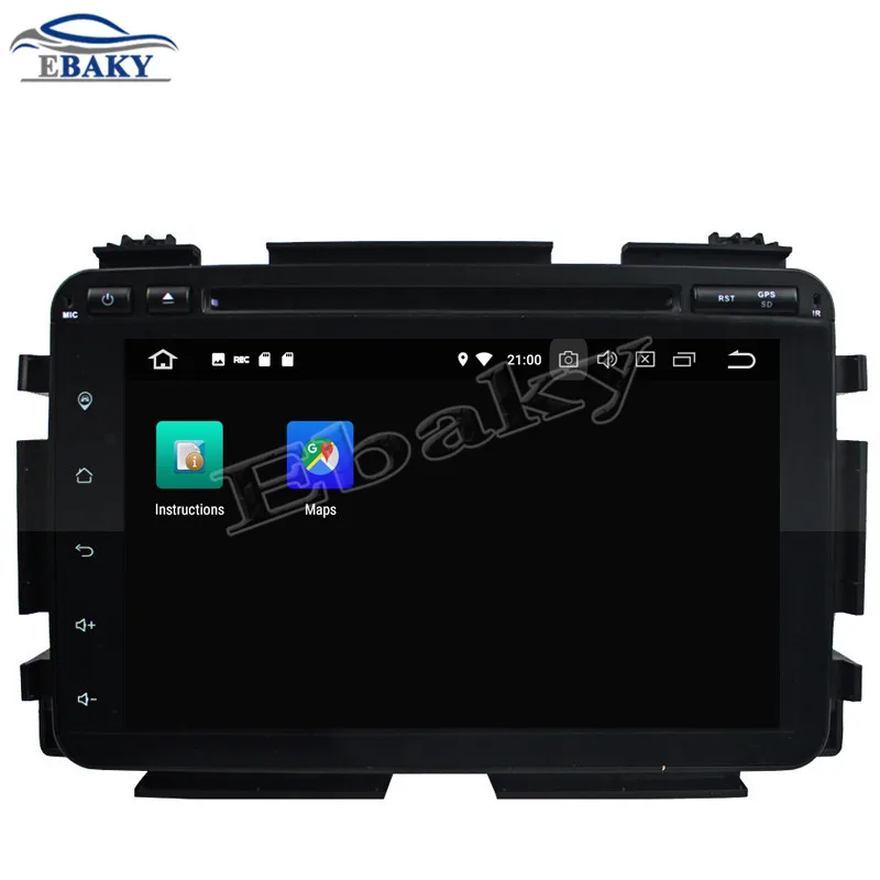 Perfect NaviTopia 8inch 4GB RAM 64GB ROM Octa Core Android 9.0 Car DVD Player For Honda HRV 2015 VEZEL 2015/GPS 12