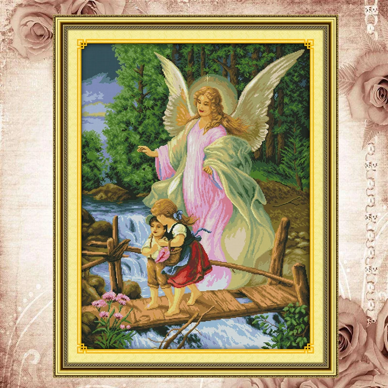 Joy Sunday Counted cross stitch kits Angel convoy(1