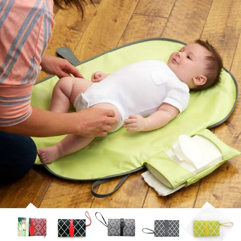 Portable Baby Changing Pad Diaper Changing Mat Nappy Travel Changing Station Diapering Changer Baby Mattress Mesa Aankleedkussen